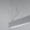 Lampa wisząca PINNE 90 szara 3000K