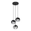 Lampa wisząca TULOS 3P czarna
