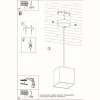 Lampa wisząca QUAD 1 szary