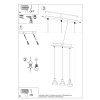 Lampa wisząca TALEJA 3 biała [E27]