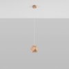 Lampa wisząca WOODY naturalne drewno