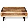 Stolik kawowy z surowego drewna mango 90x55x39 cm