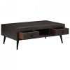 Stolik kawowy lite drewno mango 100x60x35 cm