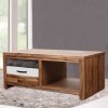 Stolik kawowy z litego drewna akacjowego, 90x50x37,5 cm