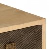 Szafka pod TV, 120x30x40 cm, lite drewno mango