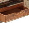 Szafka, szara, 100x30x50 cm, z litego drewna sheesham
