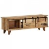 Szafka pod TV, 120x30x40 cm, lite drewno mango