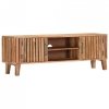Szafka pod TV, 130 x 30 x 45 cm, lite drewno akacjowe