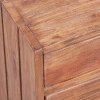 Szafka nocna, 3 szuflady, 35x25x35 cm, lite drewno z mahoniowe