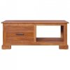 Szafka pod TV, 90 x 50 x 37 cm, lite drewno tekowe