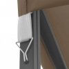 Altana ze sznurem lampek LED, 3x3 m, kolor taupe