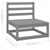 3-osobowa sofa ogrodowa z poduszkami, lite drewno sosnowe