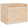 Szafki pod TV, 3 szt., lite drewno sosnowe