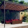 10-cz. zestaw wypoczynkowy do ogrodu, z poduszkami, rattan PE