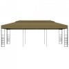 Altana ogrodowa, 6 x 3 x 2,7 m, taupe, 180 g/m²