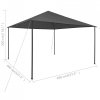 Altana, 4 x 4 x 3 m, antracytowa, 180 g/m²
