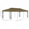 Altana, 6 x 3 m, taupe, 180 g/m²