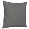 3-osobowa sofa z poduszkami, ciemnoszara, 180 cm, mikrofibra