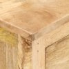 Stolik nocny, 45x35x60 cm, lite drewno mango