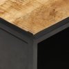 Stolik kawowy z drzwiczkami, 90x55x36 cm, surowe drewno mango