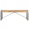 Stolik kawowy, 120 x 60 x 40 cm, surowe drewno mango