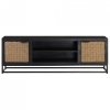 Szafka pod TV, 120x30x40 cm, lite drewno mango