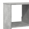 Regał, szarość betonu, 100x33x187,5 cm, materiał drewnopochodny