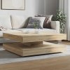 Stolik kawowy obrotowy 360 stopni Sonoma Oak 90x90x34,5 cm