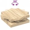 Stolik kawowy obrotowy 360 stopni Sonoma Oak 90x90x34,5 cm