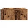 Stolik kawowy z szufladami Stare drewno 100x100x40 cm