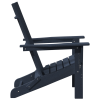 Krzesła składane  Adirondack 2 szt. Granatowe 74.5x80.5x90 cm HDPE, Składane krzesło  Adirondack Granatowe 74.5x80.5x90 cm HDPE