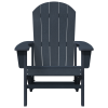 Krzesła Adirondack  2 sztuki Granatowe 74x82x90 cm HDPE, Krzesło Adirondack  Granatowe 74x82x91 cm HDPE