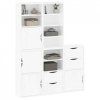 Szafki boczne 5 szt. ODDA 40x24x79 cm lite drewno sosnowe