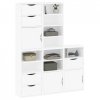 Szafki boczne 5 szt. ODDA 40x24x79 cm lite drewno sosnowe