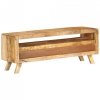 Szafka pod telewizor, 110x30x40 cm, lite drewno mango