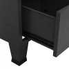 Szafa w stylu industrialnym, antracytowa, 67x35x107 cm, stal