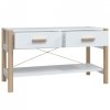 Szafka pod TV, biała, 82x38x45 cm, materiał drewnopochodny