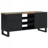 Szafka RTV, 100x33x46 cm, drewno i materiał drewnopochodny