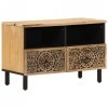 Szafka pod telewizor, 70x33x46 cm, lite drewno mango