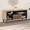 Szafka pod telewizor, 100x33x46 cm, lite drewno mango