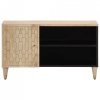 Szafka pod telewizor, 80x31x46 cm, lite drewno mango
