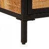 Szafka nocna, 40x30x52,5 cm, surowe drewno mango