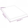 Półka, 40x60x(2-4) cm, surowe lite drewno dębowe