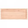 Półka, 100x40x(2-4) cm, surowe lite drewno dębowe