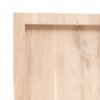 Półka, 100x50x(2-6) cm, surowe lite drewno dębowe