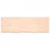 Półka, 180x60x(2-6) cm, surowe lite drewno dębowe