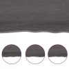 Półka, ciemnobrązowa, 40x60x(2-6) cm, wykończone drewno dębowe