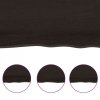 Półka, ciemnobrązowa, 160x50x(2-4) cm, wykończone drewno dębowe