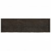 Półka, ciemnobrązowa, 180x50x(2-4) cm, wykończone drewno dębowe