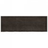 Półka, ciemnobrązowa, 180x60x(2-4) cm, wykończone drewno dębowe